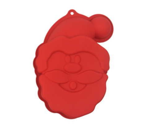 Panaichean còcaireachd rubair silicone Santa Claus